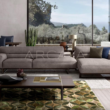 Durable Cowhide Rug - scene