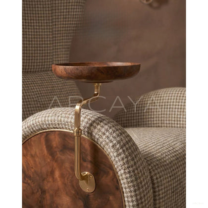 Sculptural Cigar Chair With Tray - scene