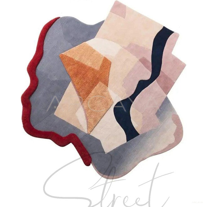 Custom Hand Tufted Rug Dsm P054 C09 in detail