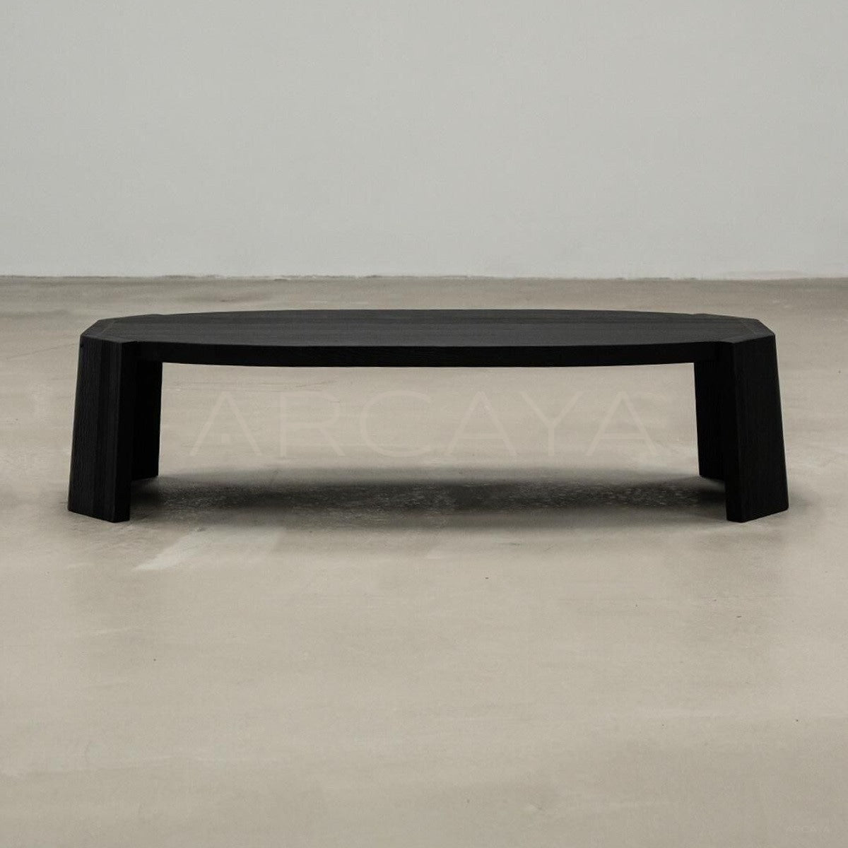 Jackfruit Wood Curved Coffee Table - main