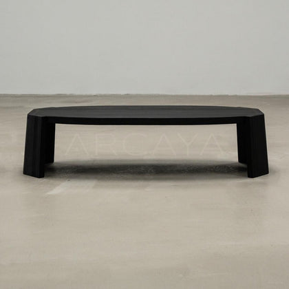 Jackfruit Wood Curved Coffee Table - main
