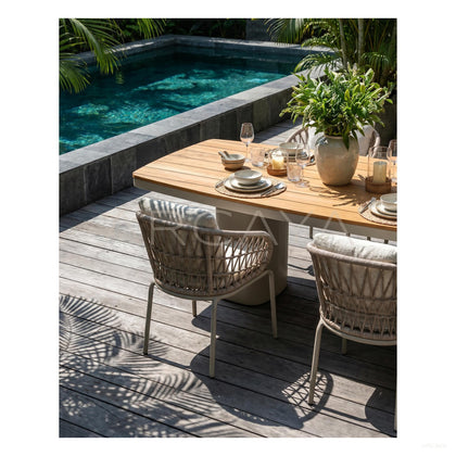 Outdoor Dining Table Durable - scene