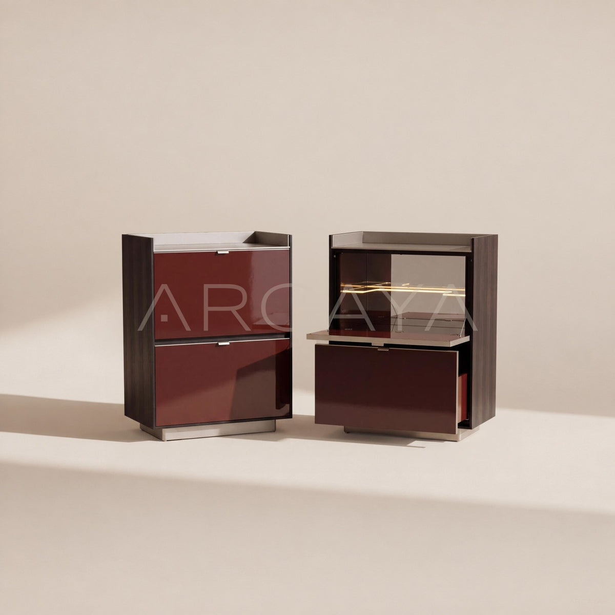 Two Tone Flip Door Sideboard - main