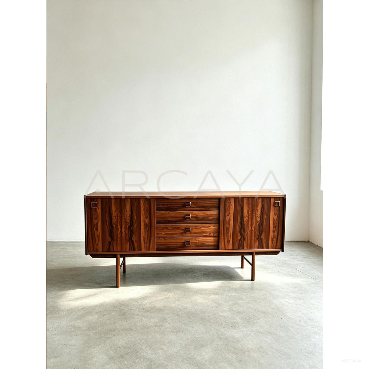 Mid Century Buffet Sideboard in detail