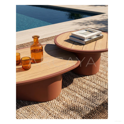 Outdoor Curved Sofa - scene