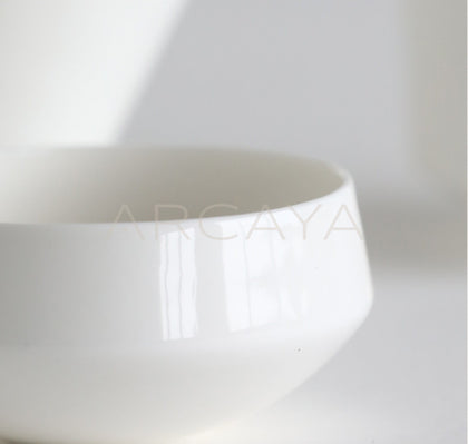 Sunxun Collab White Porcelain Pour Over Coffee Dripper - scene