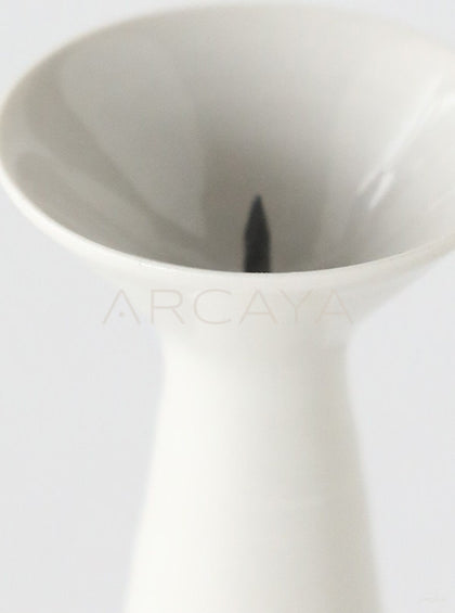 Sunxun Collab White Ceramic Candle Holder - scene