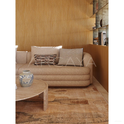 Thick Cut Sandwich Linen Sofa - scene