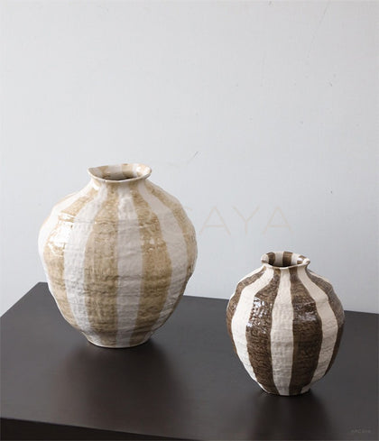 Wabi Sabi Chinese Floor Jar Vase - scene