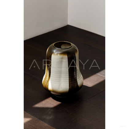 Mid Century Gradient Glaze Ceramic Vessel - scene