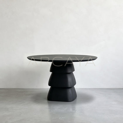 Oak Sculptural Dining Table - main