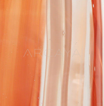 Minimalist Striped Clear Glass Vase - scene