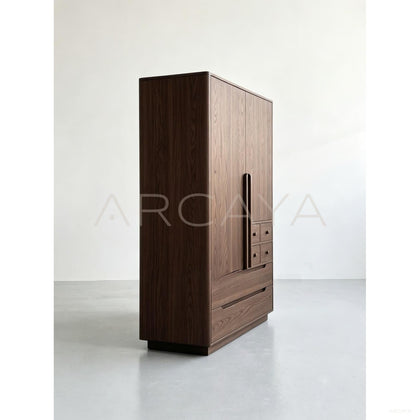 Minimalist Oak Wardrobe — Storage - scene