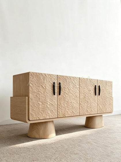 Handmade Solid Wood Sideboard - scene