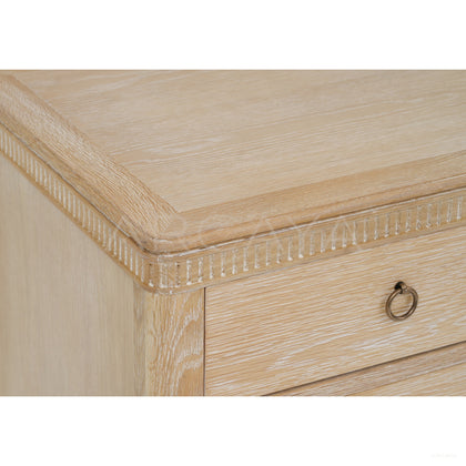 Oak Six Drawer Chest - scene