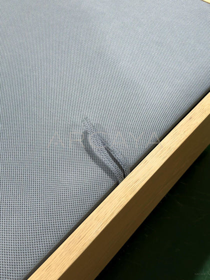 Solid Wood Floating Headboard Bed - detail