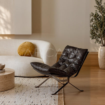Ohm Lounge Chair Natural Leather - main