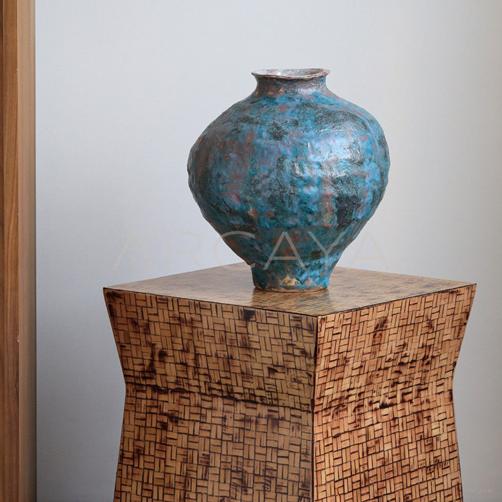 Vintage Wabi Sabi Jingdezhen Tabletop Jar - main
