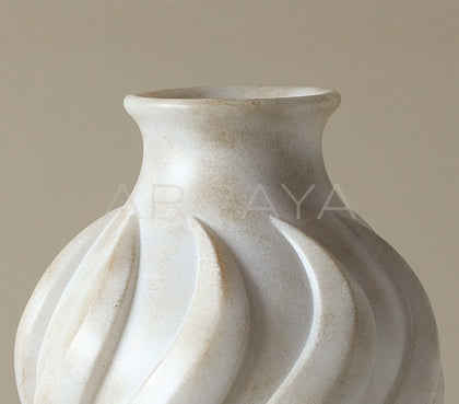 Mid Century French Distressed Vase - scene