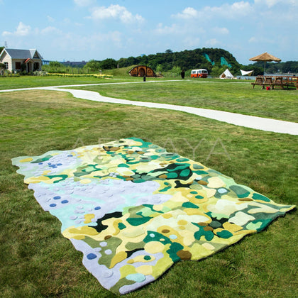 Moss Art Rug - scene