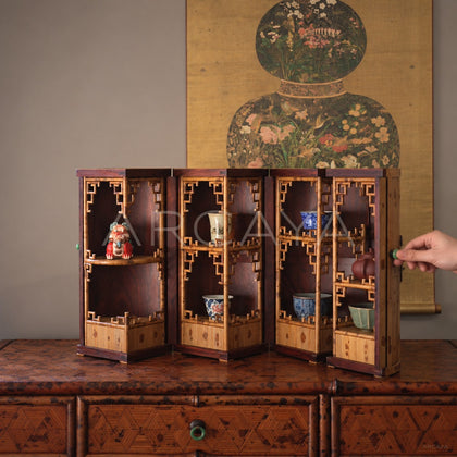 Round Folding Treasure Box — Storage - scene