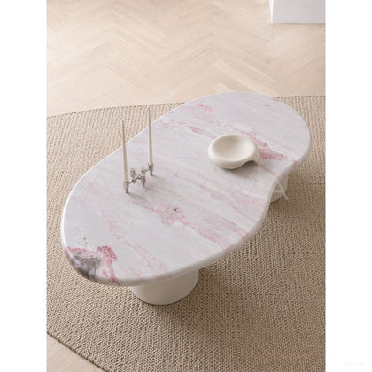 Cream Style Fendi Pink Coffee Table - scene