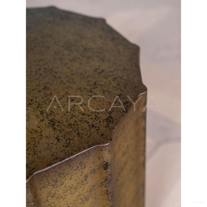Patina Metal Side Table - scene