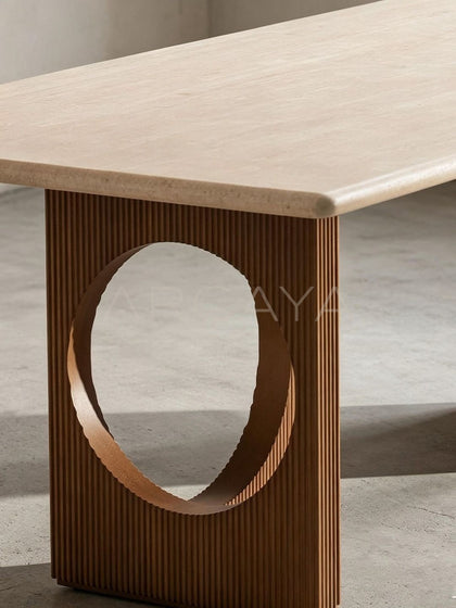 Statement Dining Table - detail
