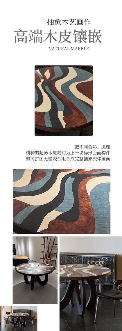 Flowing Symbiotic Art Round Table - scene