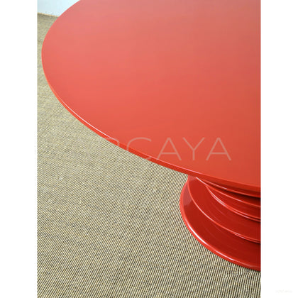 Custom High Gloss Art Round Table - scene