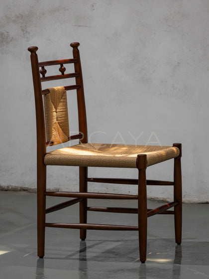 Natural Style Solid Wood Dining Chair - scene