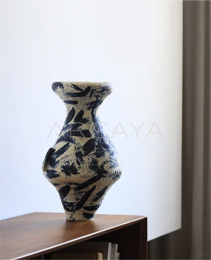 Dadan Jingdezhen Large Chinese Art Vase - scene