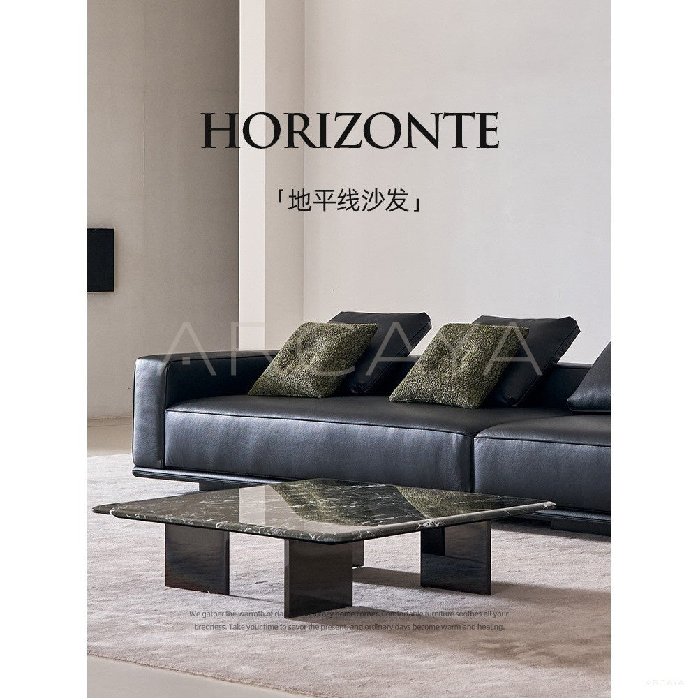 Horizon Leather Sofa in detail
