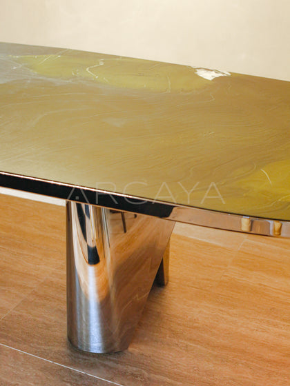 Stone Dining Table - detail