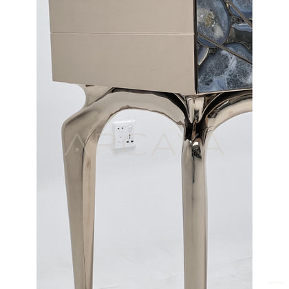 Agate Stone Entryway Console - scene