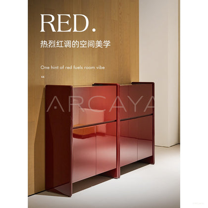 Deep Toned Living Room Sideboard - scene