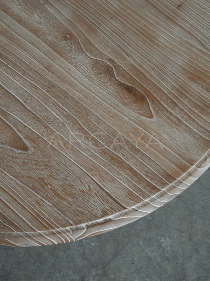 Wabi Sabi Distressed Side Table - detail