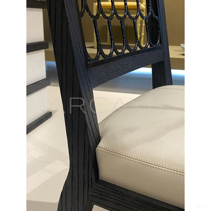 Maritime Fish Scale Dining Chair - scene