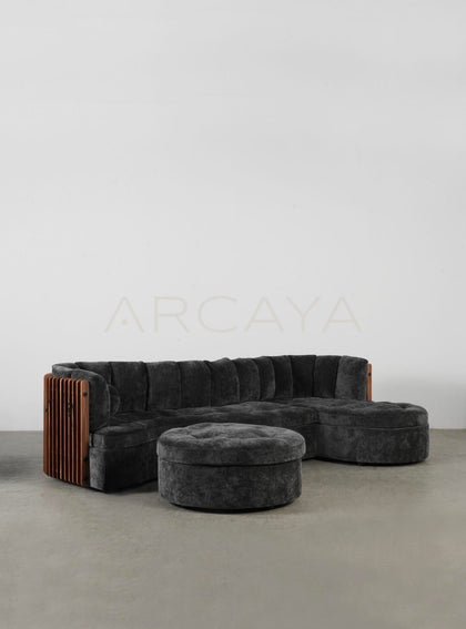 O Palm Low Back Modular Sofa - scene