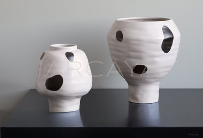 New Chinese Wide Mouth Jar Vase - scene