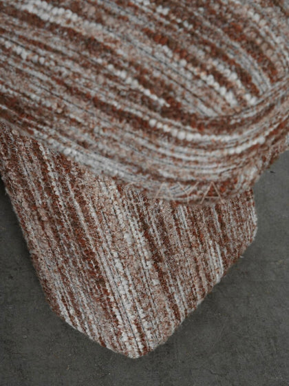 Bulbsquare Cotton Linen Vanity Stool - detail