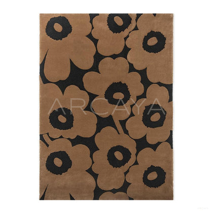 Classic Poppy Flower Rug - main
