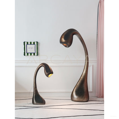 Organic Curve Lamp — Table Lighting - scene