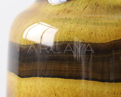 Colorful Glazed Glass Narrow Mouth Vase - scene
