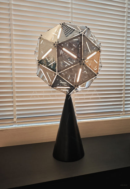 Prism Globe Short Base Table Lamp 95373 - scene