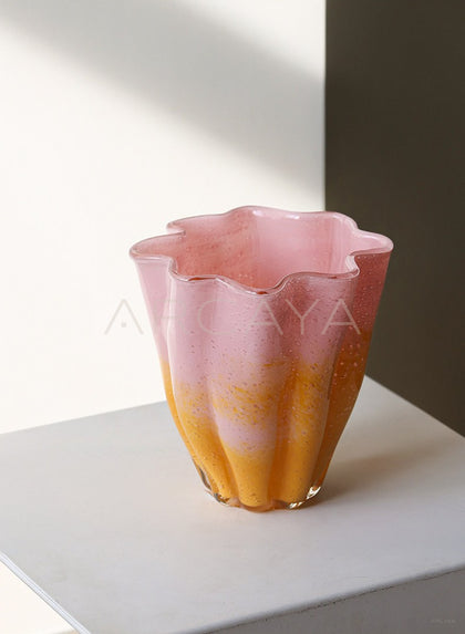 Cabbage Glass Vase - scene
