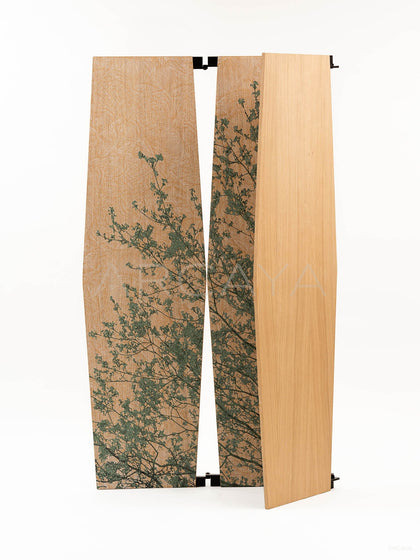 French Mid Century Nature Folding Screen - scene