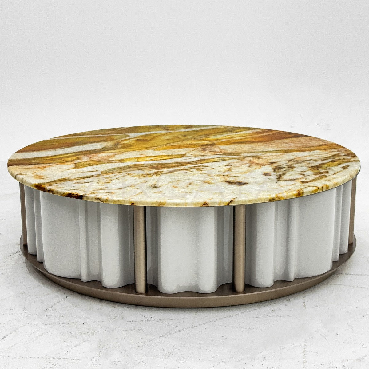 Gold Vein Stone Coffee Table - main