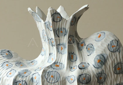 Wabi Sabi Jingdezhen Designer Dried Flower Vase - scene