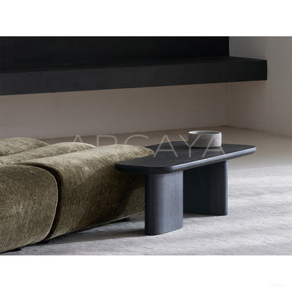 Bamboo Joint Sofa Arm Table - scene
